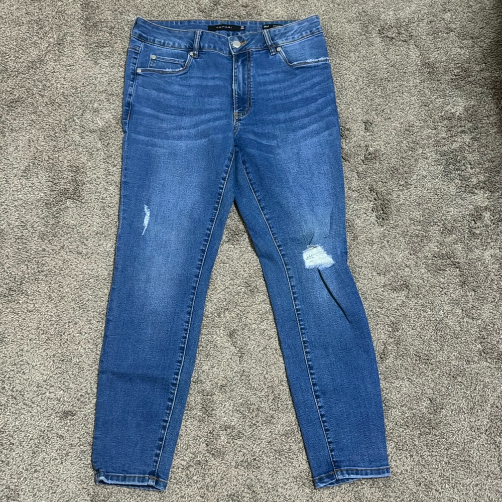Tahari Kelly mid-rise skinny jeans